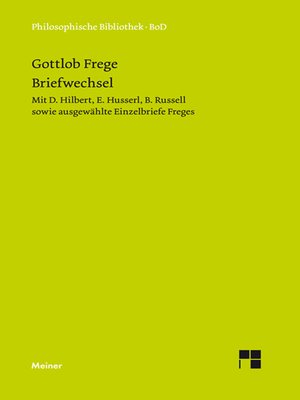 cover image of Gottlob Freges Briefwechsel